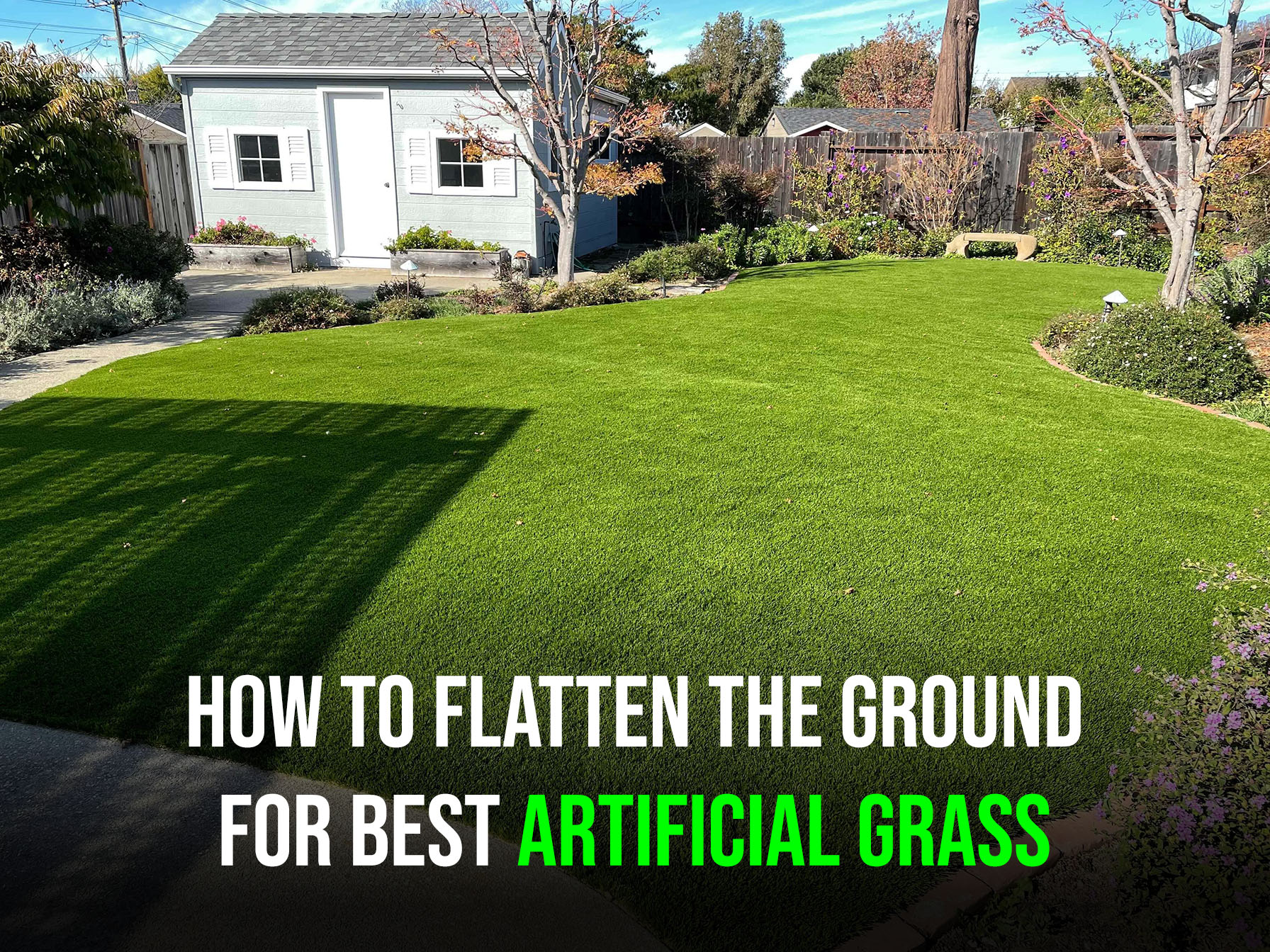 The DIYers Guide to Ground Prep for Turf Installation and Accessories